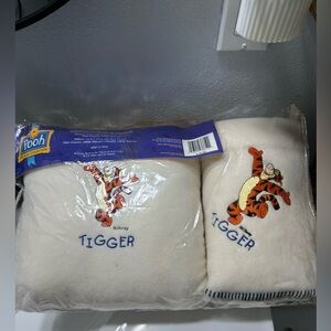 Vintage Disney Tigger Blanket and Pillow Set